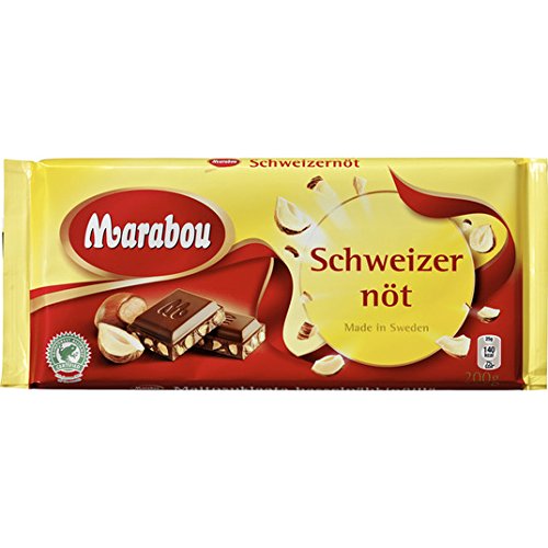 Marabou SchweitzerNot Milchschokolade mit Haselnüssen 200g von Marabou