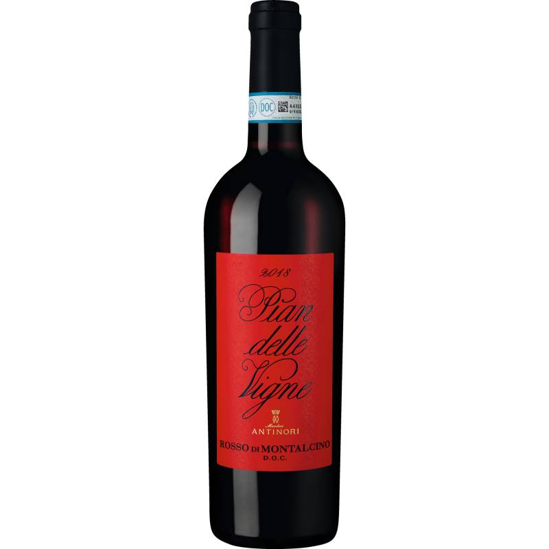 Pian delle Vigne Rosso di Montalcino, Rosso di Montalcino DOC, Toskana, 2018, Rotwein von Marchesi Antinori S.p.A. - 50123 Firenze - Italia