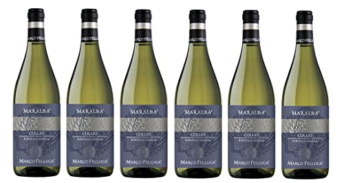 6x 0,75l - 2023er - Marco Felluga - Maralba - Ribolla Gialla - Collio D.O.P. - Friaul - Italien - Weißwein trocken von Marco Felluga