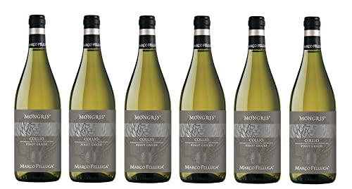 6x 0,75l - 2023er - Marco Felluga - Mongris - Pinot Grigio - Collio D.O.P. - Friaul - Italien - Weißwein trocken von Marco Felluga