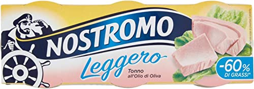 6x Mareblu Tonno Leggero Thunfisch mit etwas Olivenöl -60% Fett Thunfisch konserven ( 3 x 60g ) von Mareblu