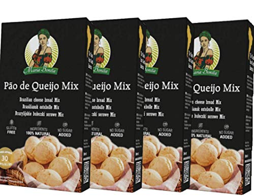 Pao de Queijo || 4x400 g || brasilianische Käsebrötchen || glutenfrei Mehl || kein künstlicher Geschmack von Maria Bonita