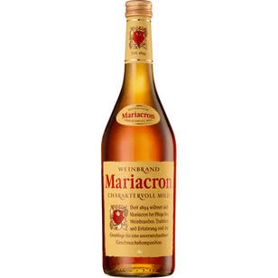 Mariacron Weinbrand 36% vol, 6er Pack (6 x 0.7 l) von Mariacron