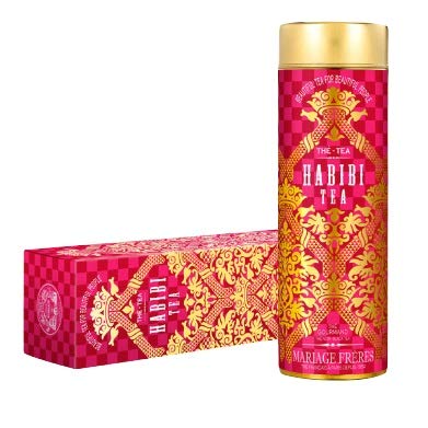 Mariage Frères Paris - Habibi (Schwarzer Gourmet-Tee, Rosen-Litschi und Orangenblüte) - 80gr Dose von Mariage Frères