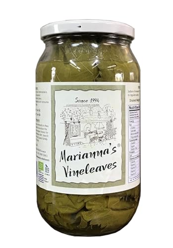 Marianna's Bio Griechische Weinblätter 850g (Abtropfgewicht: 400g) von Marianna's