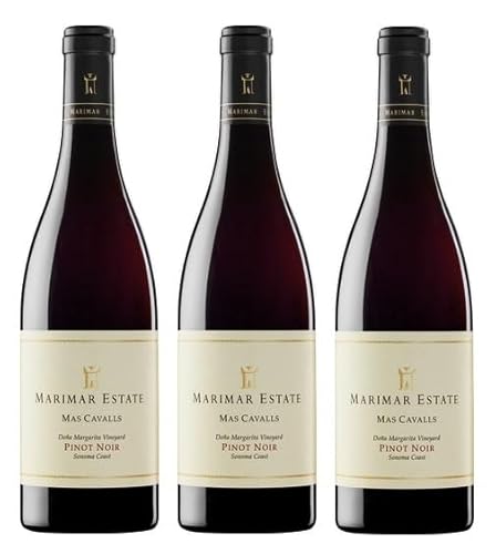 3x 0,75l - 2018er - Marimar Estate - Mas Cavalls - Pinot Noir - Doña Margarita Vineyard - Russian River Valley - California - Rotwein trocken von Marimar Estate