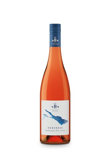 Bodensee Spätburgunder Rosé Trocken – Deutscher Rosé Wein vom Weingut Markgraf von Baden am Bodensee (1 x 0,75l) von Markgraf von Baden