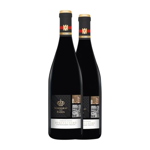 Markgraf von Baden Durbacher Schloss Staufenberg Spätburgunder Trocken Erste Lage 75 cl Rotwein (Karton mit 2 Flaschen von 75 cl) von Markgraf von Baden