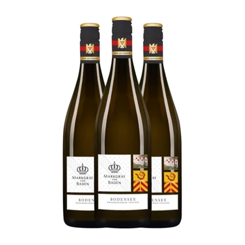 Markgraf von Baden Grauburgunder Trocken Gutswein 75 cl Weißwein (Karton mit 3 Flaschen von 75 cl) von Markgraf von Baden