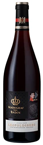 Markgraf von Baden | VDP.Erste Lage | Bermatinger Leopoldsberg Spätburgunder| Trockener Rotwein aus Baden (1 x 0,75l) von Markgraf von Baden