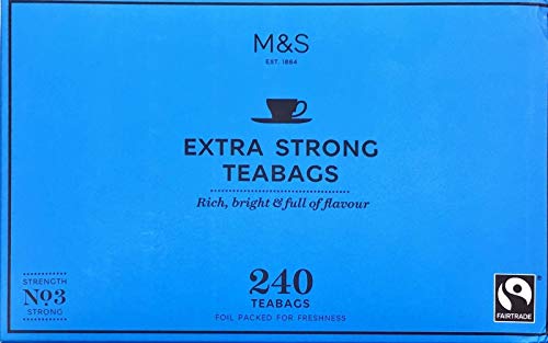 M&S Marks & Spencer Extra Strong One Cup Tee - 240 Teebeutel aus Großbritannien von Marks & Spencer