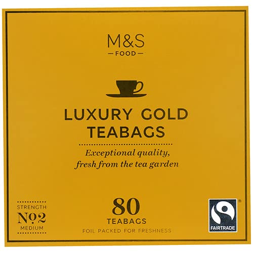 Marks and Spencer Luxury Gold 80 Teebeutel, 250 g von Marks & Spencer