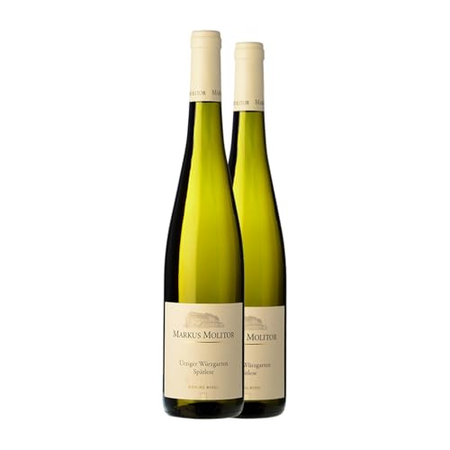 Markus Molitor Urziger Würzgarten Spatlese Riesling Mosel Alterung 75 cl Weißwein (Karton mit 2 Flaschen von 75 cl) von Markus Molitor Haus