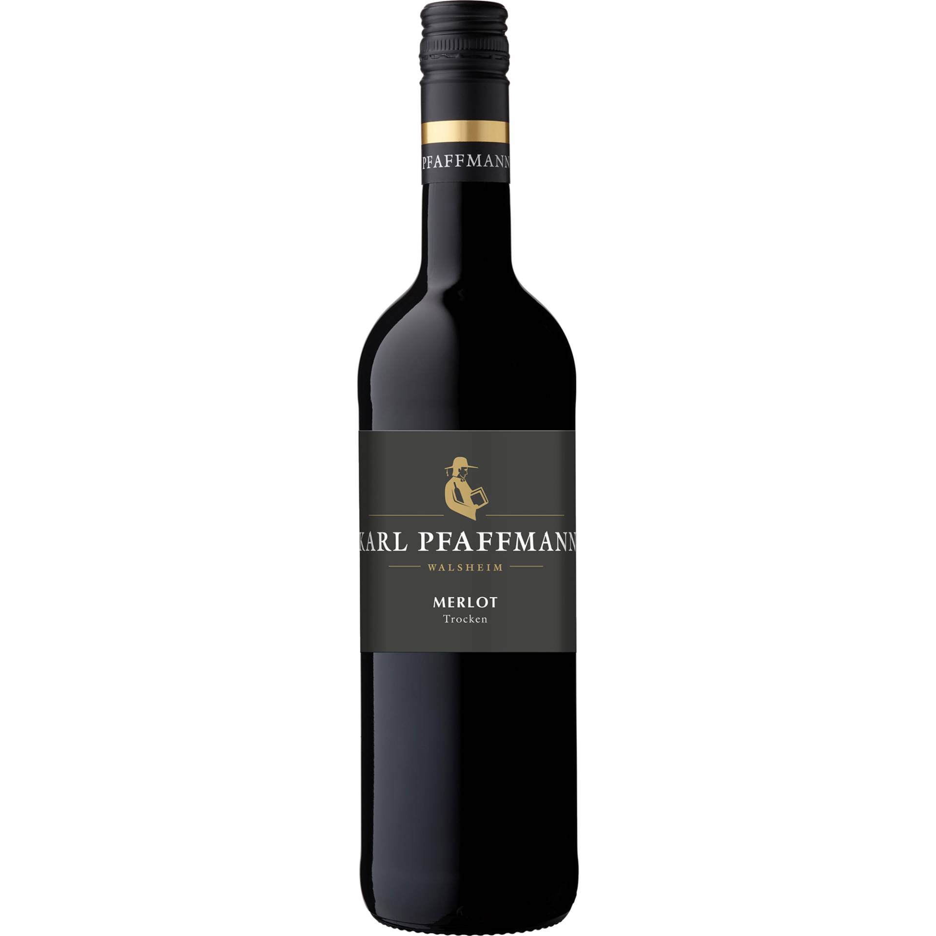 Karl Pfaffmann Merlot, Trocken, Pfalz, Pfalz, 2023, Rotwein von Markus Pfaffmann, D - 76833 Walsheim