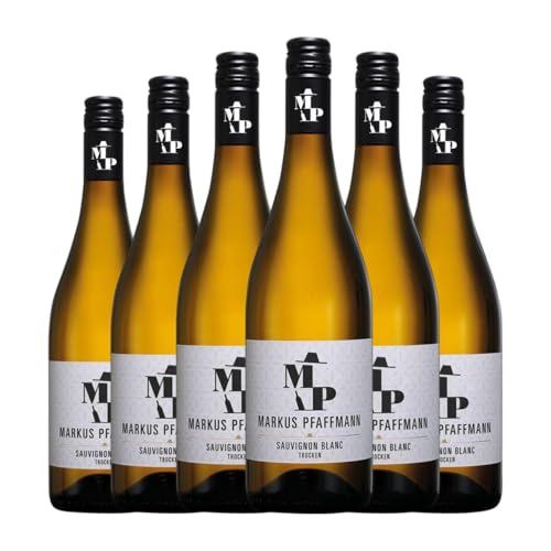 Markus Pfaffmann Sauvignon Weiß Trocken Pfälz 75 cl Weißwein (Karton mit 6 Flaschen von 75 cl) von Markus Pfaffmann