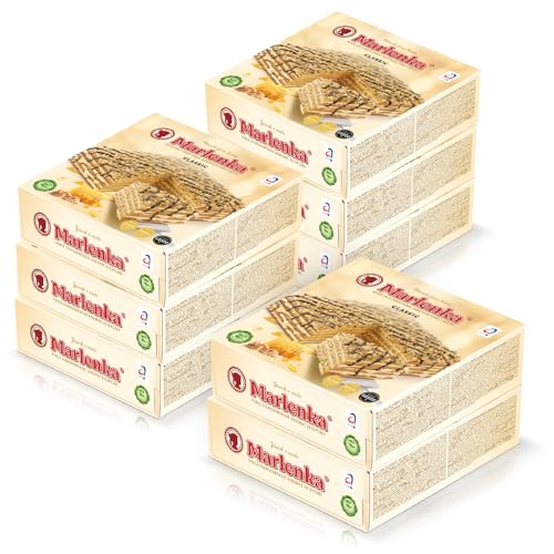 MARLENKA® 6+2 Honigkuchen mit Walnüssen 8 x 800 g | Tschechischer Kuchen für Desserts und Geschenksets | Leckere Honigkuchen Geschenkbox | Honey Cake für besondere Anlässe von Marlenka