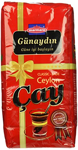 Marmara Günaydin Schwarzer Ceylon Tee, 2er Pack (2 x 800 g) von Marmara