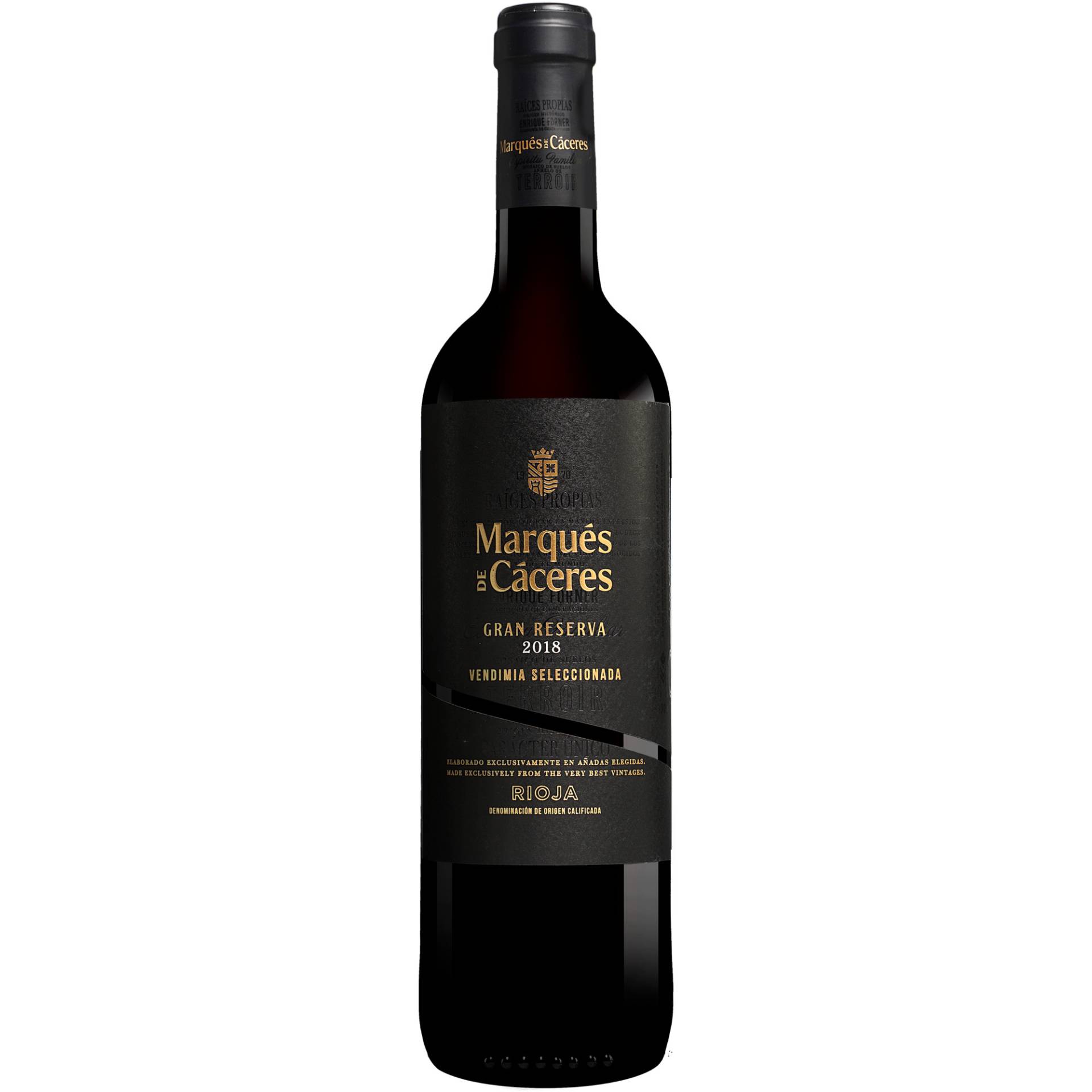 Marqués de Cáceres Gran Reserva 2018  0.75L 14% Vol. Rotwein Trocken aus Spanien von Marqués de Cáceres