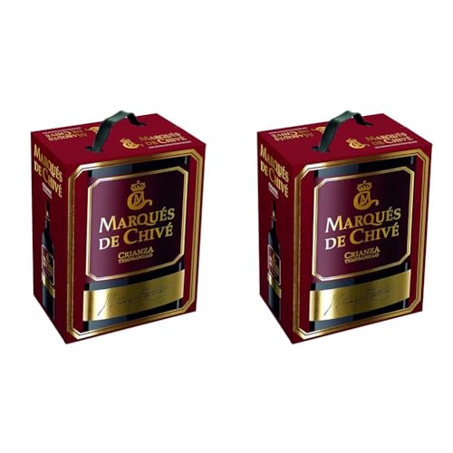 Marqués de Chivé Marqués de Chivé Crianza Tempranillo Bag in Box NV trocken (1 x 3 l) (Packung mit 2) von Marqués de Chivé