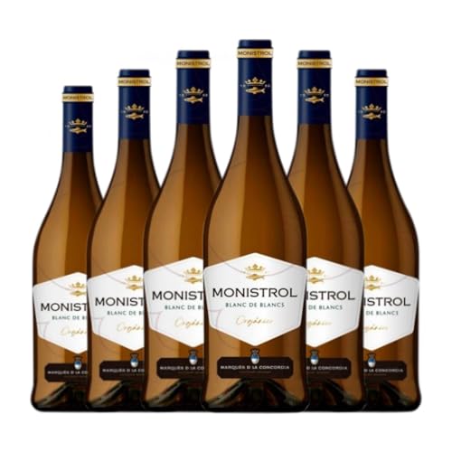 Marqués de Monistrol Blanc de Blancs Catalunya Jung 75 cl Weißwein (Karton mit 6 Flaschen von 75 cl) von Marqués de Monistrol