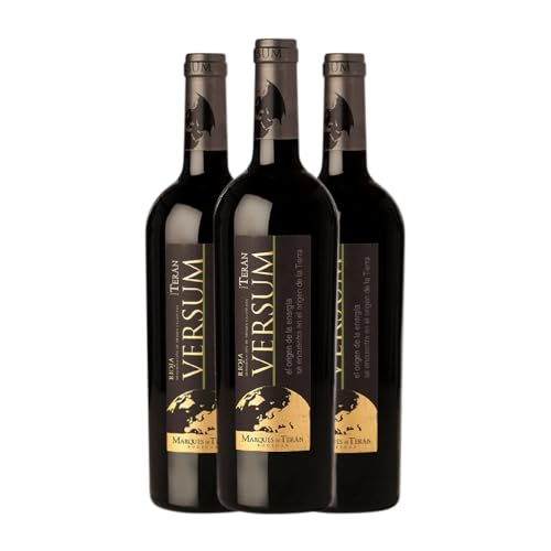 Marqués de Terán Versum Tempranillo Rioja Alterung 75 cl (Schachtel mit 3 Flaschen von 75 cl) von Distribuidor