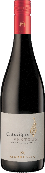 Marrenon Classique Ventoux Rouge Jg. 2022 Cuvee aus 70 Proz. Grenache Noir, 30 Proz. Syrah