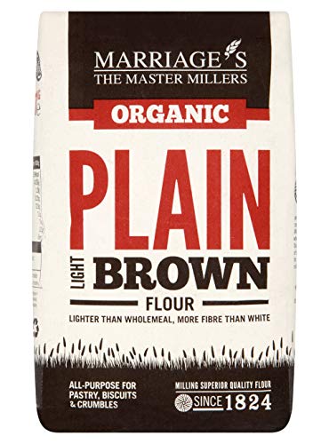 Marriages | Og Plain Light Brown Flour | 6 x 1KG von Marriage's