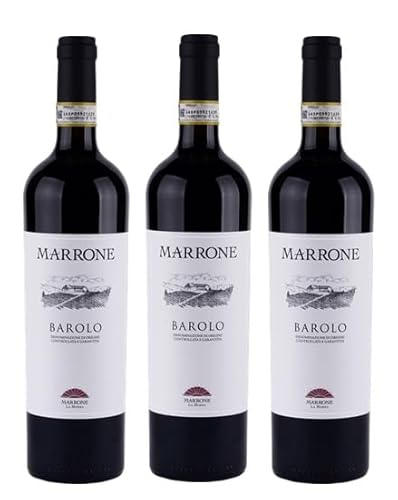 3x 0,75l - 2020er - Marrone - Barolo D.O.C.G. - Piemonte - Italien - Rotwein trocken von Marrone