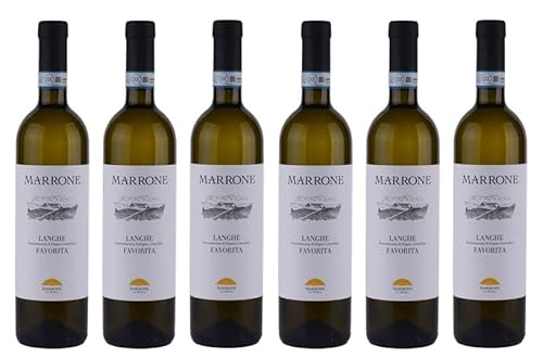 6x 0,75l - 2022er - Marrone - Favorita - Bianco - Langhe D.O.P. - Piemonte - Italien - Weißwein trocken von Marrone