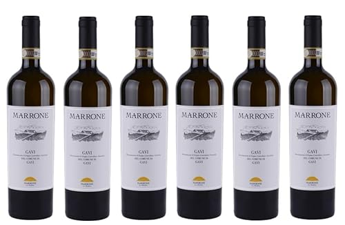 6x 0,75l - 2023er - Marrone - Gavi di Gavi D.O.C.G. - Piemonte - Italien - Weißwein trocken von Marrone