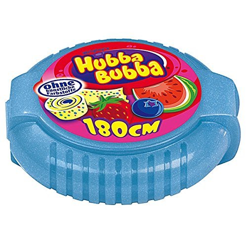 Hubba Bubba Bubble Tape Triple Mix extralange Kaugummi-Streifen 56g von Mars GmbH, 41751 Viersen