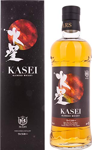 Mars Kasei | Blended Whisky | 700 ml | 40% Vol. | Blumiger Geschmack mit fruchtigen Aromen | Noten von Äpfeln, Trauben & Vanille | Milde Trinkstärke zum pur Genießen | Perfekt für Whisky-Einsteiger von Mars