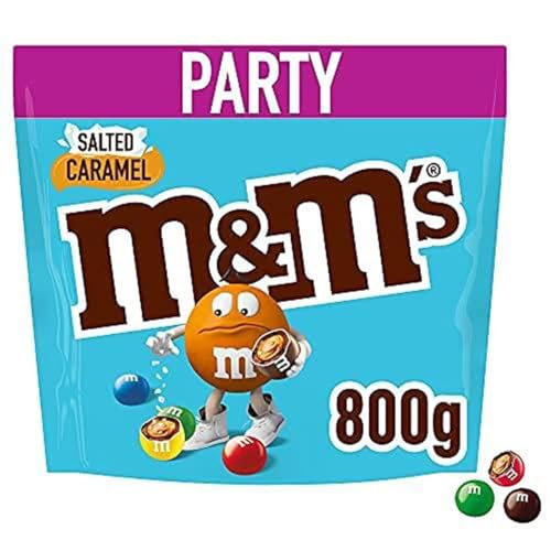 M&M'S Salted Caramel, Milchschokolade Großpackung für Partys, Schokoladen-Geschenk & Filmabend-Snacks, 800g von Mars