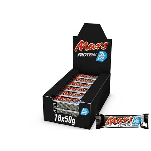 MARS Protein Riegel, Schokoriegel Protein, Großpackung, 18 x 50g von Mars