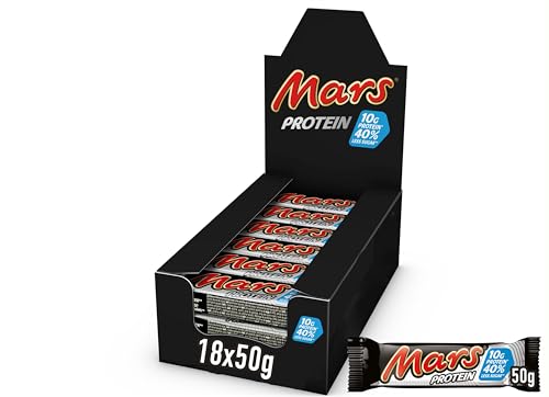 MARS Protein Riegel, Schokoriegel Protein, Großpackung, 18 x 50g von Mars