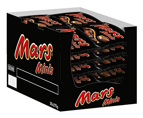 Mars Schokoriegel | Minis, Karamell | 20 Packungen in einer Box (20 x 275 g) von Mars