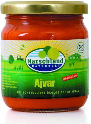 Bio-Ajvar Hot Gl. MARSCHLAND von Marschland Naturkost