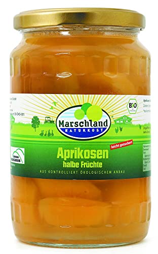 Bio-Aprikosen, halbe Früchte Gl. MARSCHLAND von Marschland Naturkost