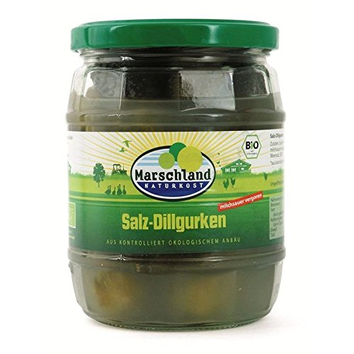 Marschland Salz-Dillgurken milchsauer vergoren - Bio - 520ml von Marschland Naturkost