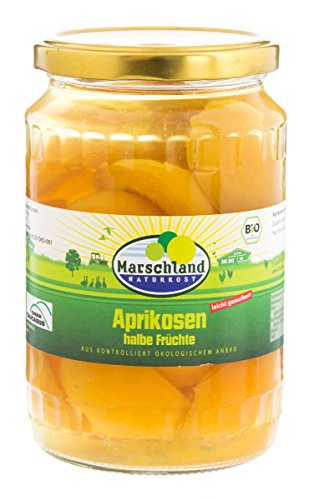 Marschland Aprikosen halbe Früchte, 720 g von Marschland