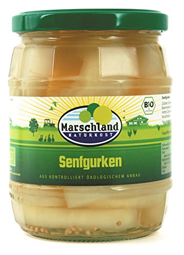 Marschland Senfgurken, 6er Pack (6 x 580 g) von Marschland