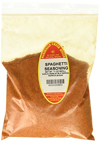 Marshall's Creek Spices koscheres Spaghetti-Gewürz ohne Salz, Nachfüllpackung, 325 ml von Marshalls Creek Spices