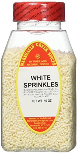 Marshalls Creek Kosher Spices Sprinkles White 284 ml von Marshalls Creek Spices