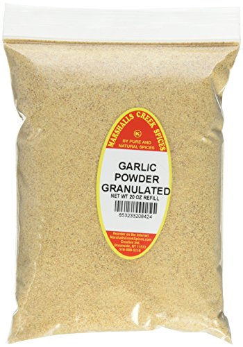 Marshalls Creek Spices Koscheres granuliertes Knoblauchpulver, Nachfüllpackung, 590 ml von Marshalls Creek Spices