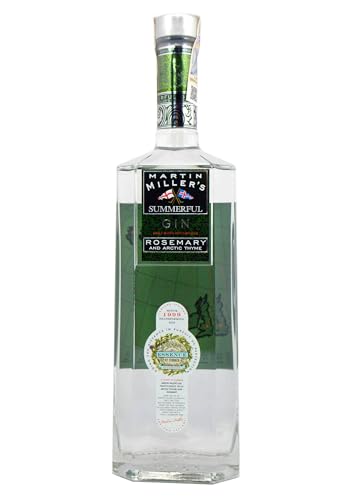 Martin Miller's Gin SummerFul 40% vol., Noten von Thymian, Rosmarin, Zitronen und Balsamico, ideal für erfrischende Gin Tonics und Dry Martinis von Martin Miller's