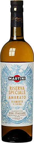 MARTINI Riserva Speciale Ambrato Wermut Aperitif, heller Wermut angereichert mit einzigartigen Botanicals, 18% vol., 75cl / 750ml von Martini