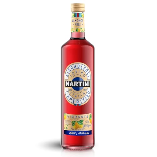 MARTINI Vibrante alkoholfreier Aperitif, 75cl / 750ml, angereichert mit hochwertigen Botanicals von Martini