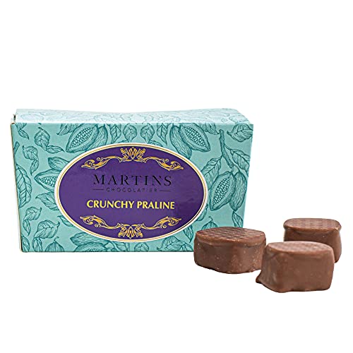 Martin's Chocolatier Schokoladendose, 200 g, knusprige Praline, handgefertigte Schokoladen-Geschenkbox von Martins Chocolatier
