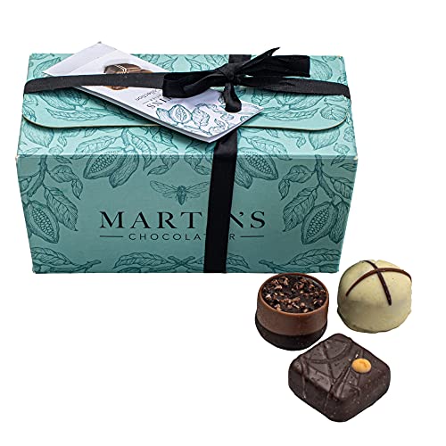 Martin's Chocolatier Schokoladenballondose | Classic Collection (klein – 220 g) | handgefertigte Schokolade Geschenkbox von Martins Chocolatier