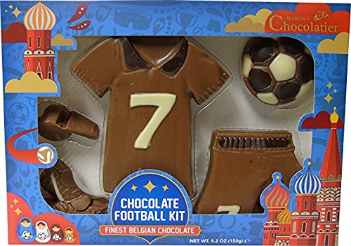 Vollmilchschokolade Fußballweltmeisterschaft Triko 150 g von Martins Chocolatier